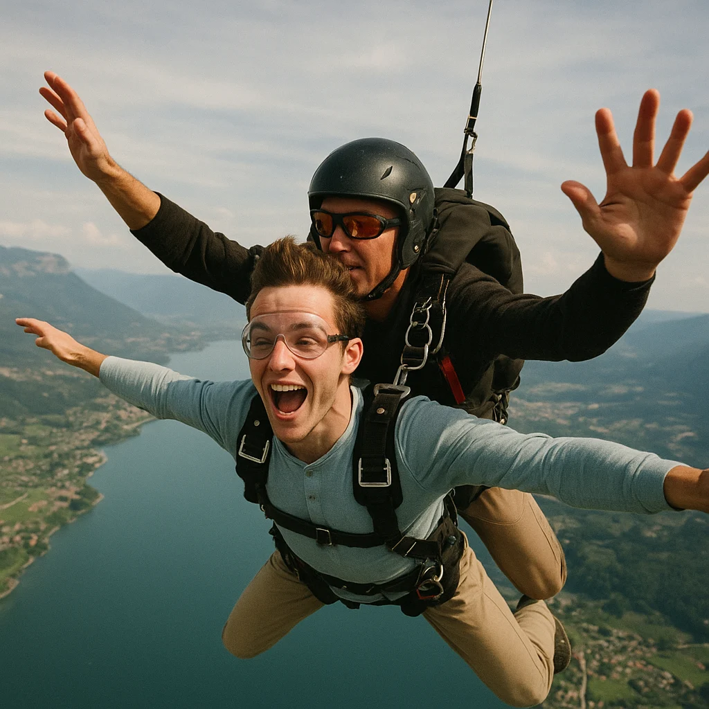 saut en parachute annecy