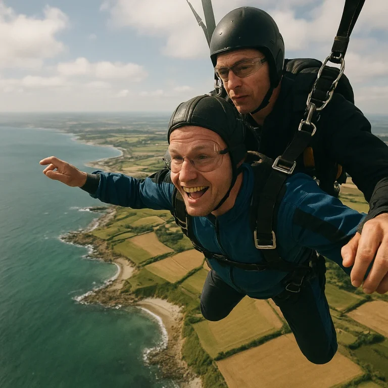 saut en parachute Bretagne