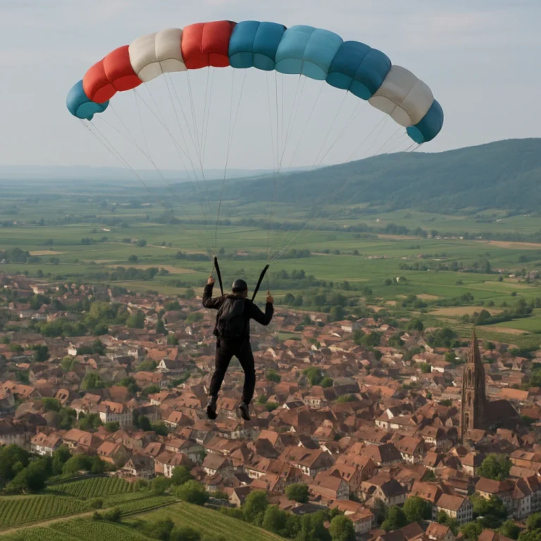 saut en parachute Colmar
