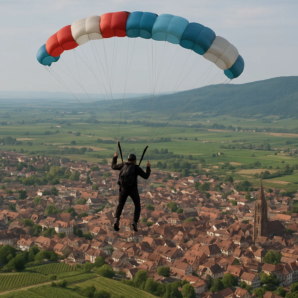 saut en parachute Colmar