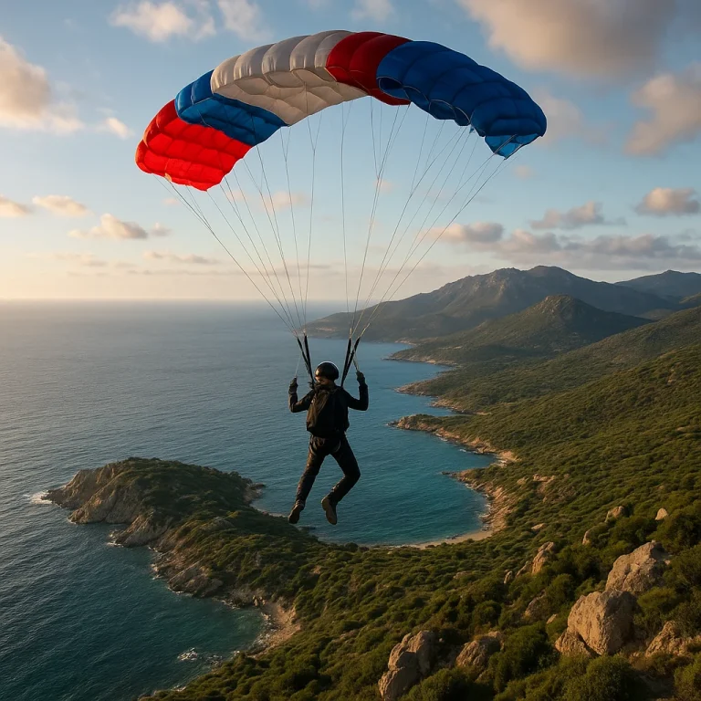 saut en parachute Corse