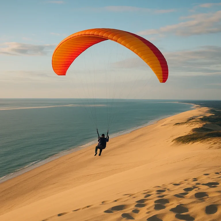 saut en parachute Dune du Pilat