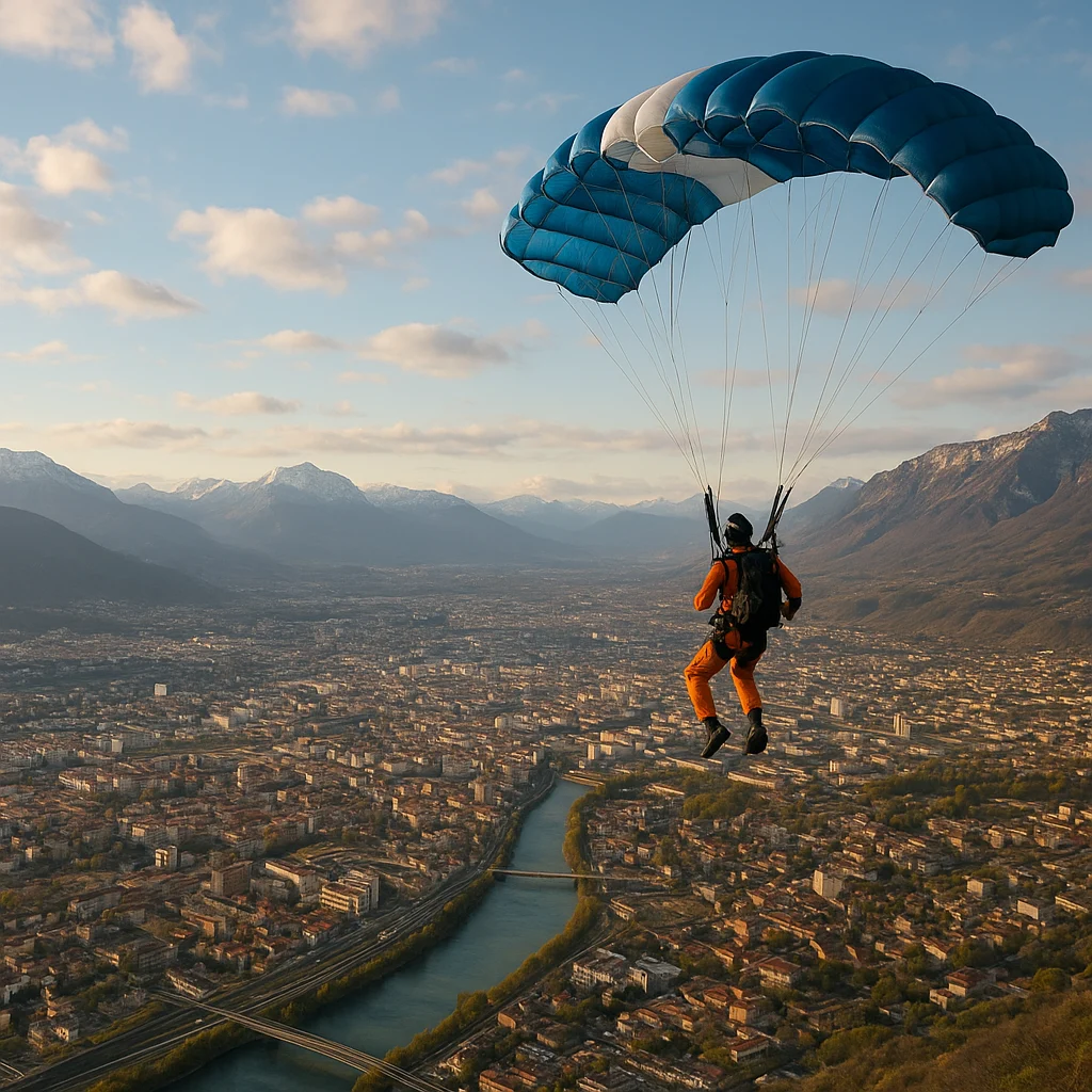 saut en parachute Grenoble