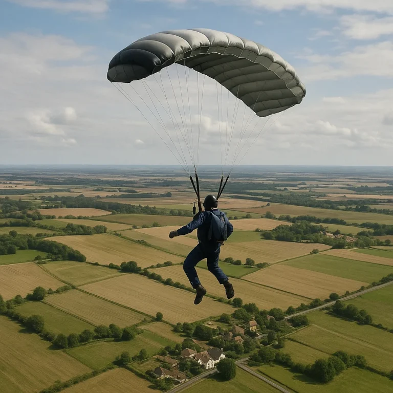 saut en parachute Le Mans