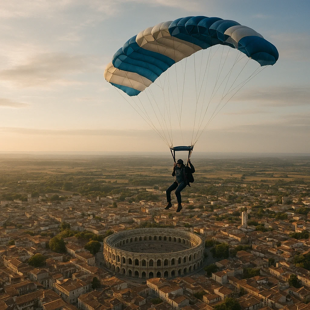 saut en parachute Nimes