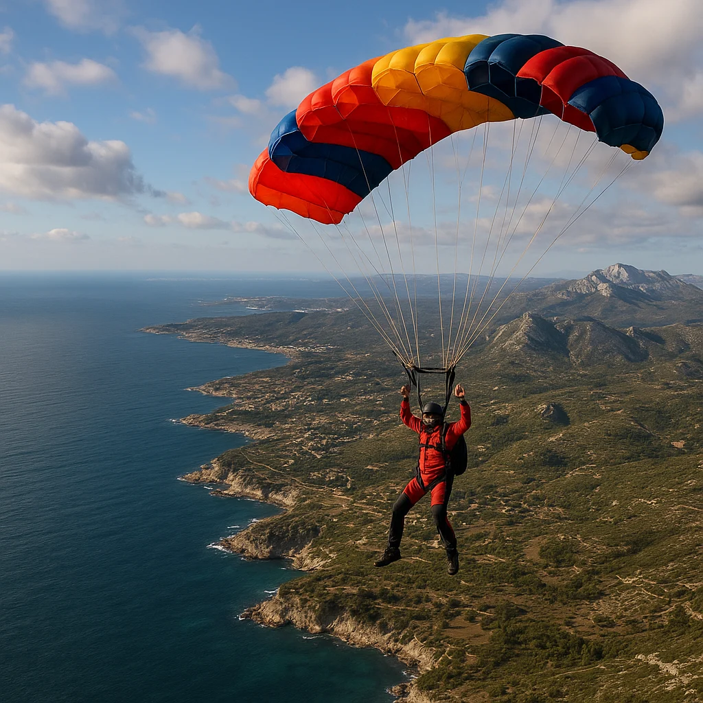 saut en parachute PACA