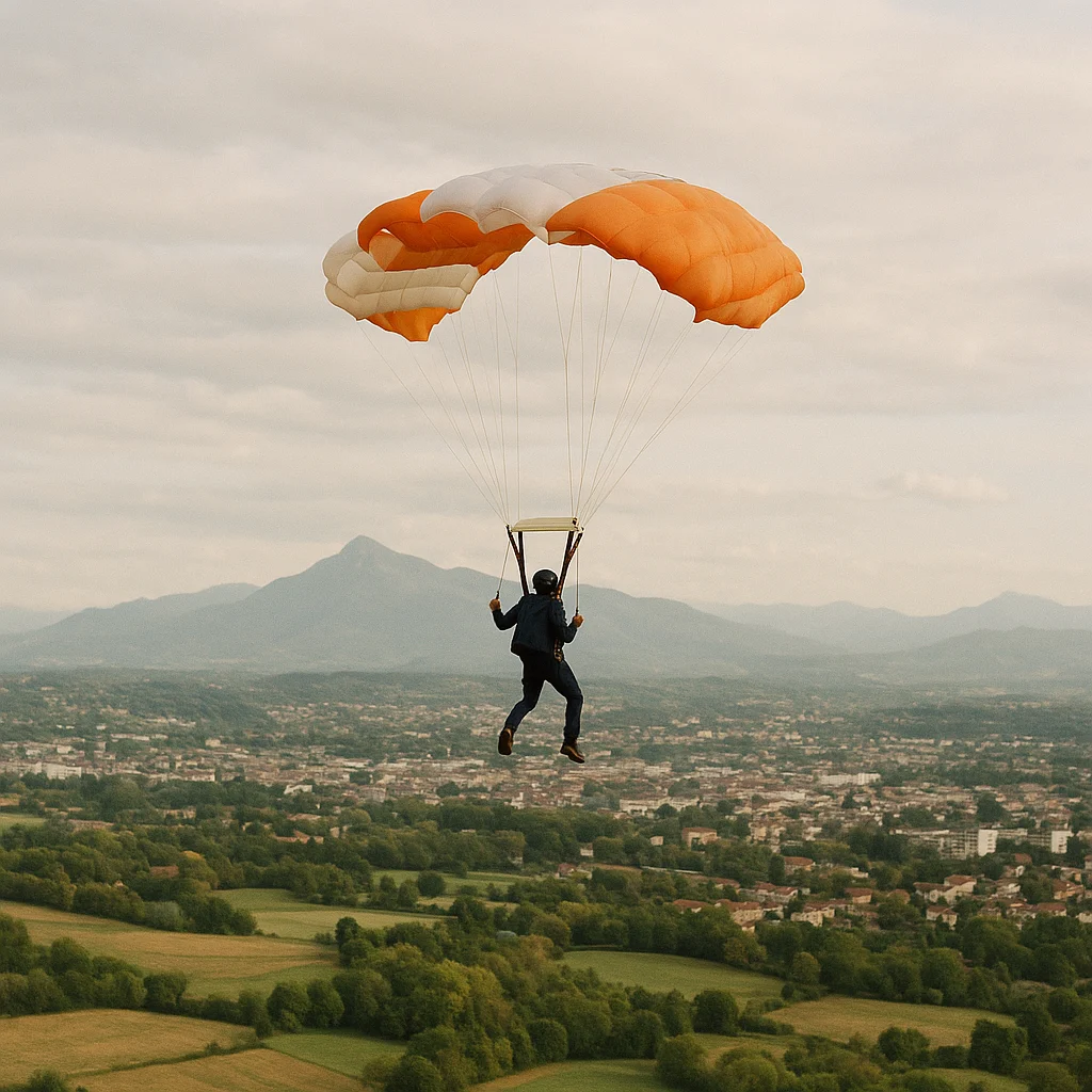 saut en parachute Pau