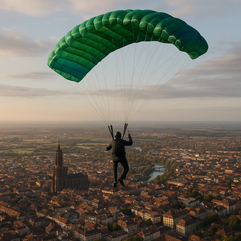 saut en parachute Strasbourg