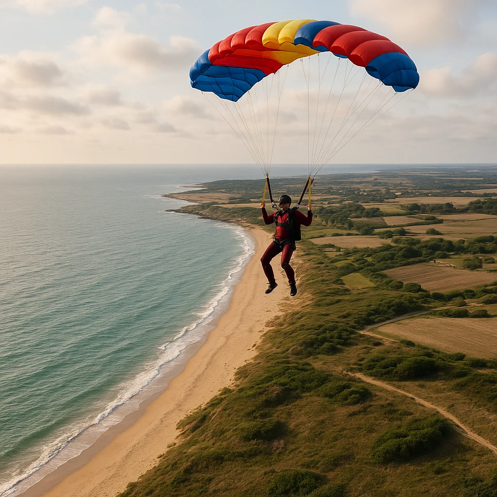 saut en parachute Vendée