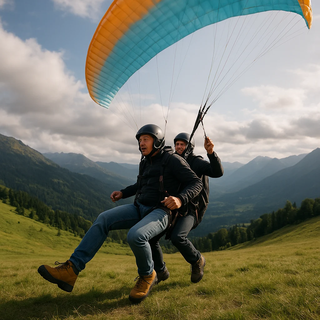 Bapteme parapente