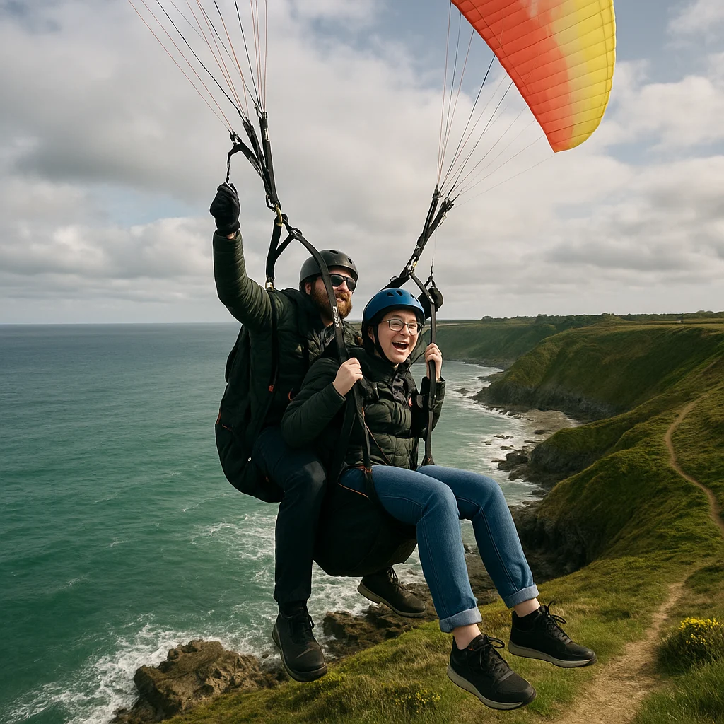 Baptême parapente Bretagne