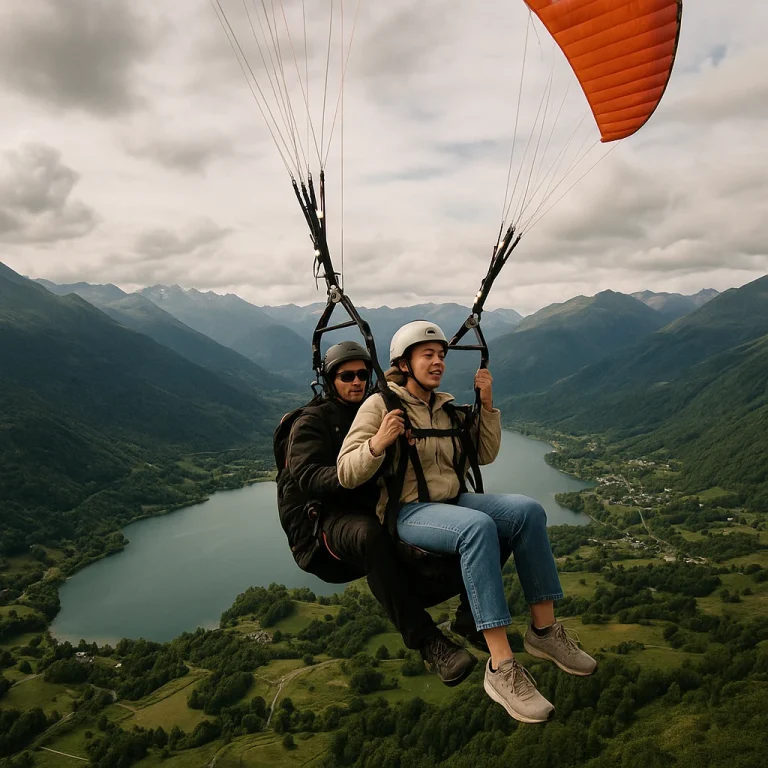 Baptême parapente Pyrénées et Loudenvielle