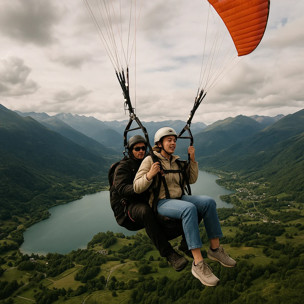 Baptême parapente Pyrénées et Loudenvielle