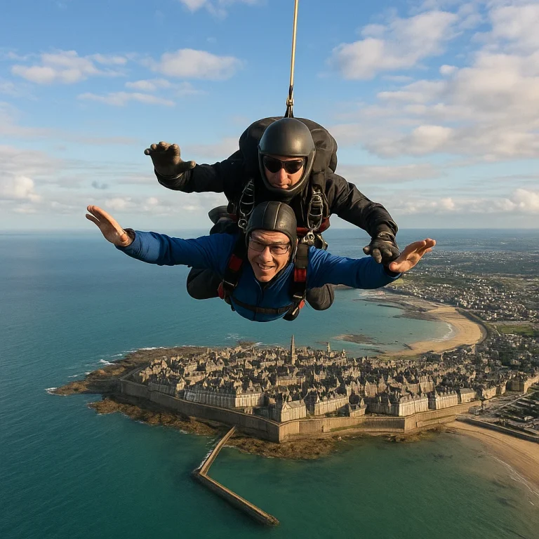 saut en parachute Saint-Malo