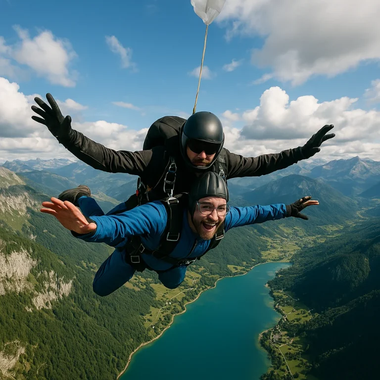 saut en parachute Savoie