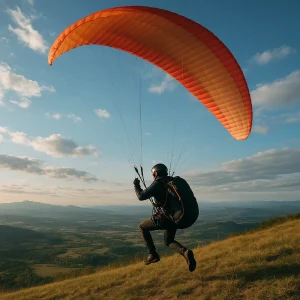 Saut en parapente