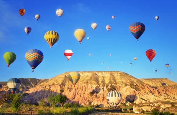 Toute la Cappadoce - le Prix vol en Montgolfière en Cappadoce