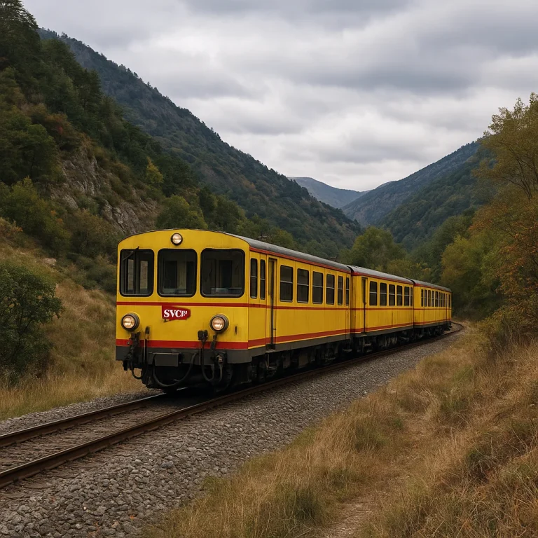 Train jaune des Pyrénées