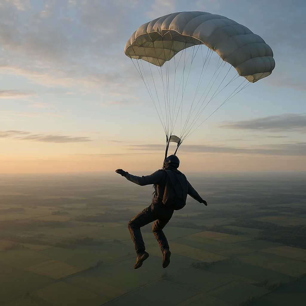 chute libre parachute
